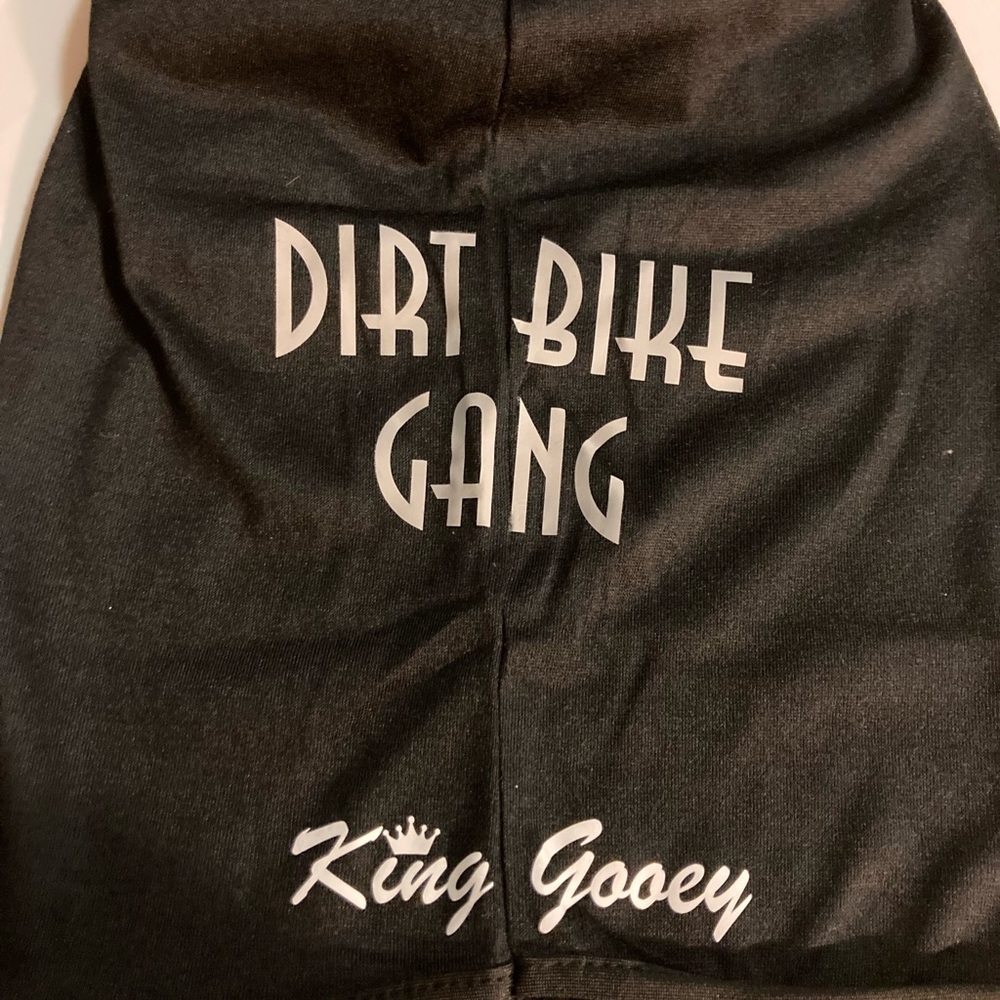 Black ski mask/ dirt bike gang/ king gooey/ size fits all